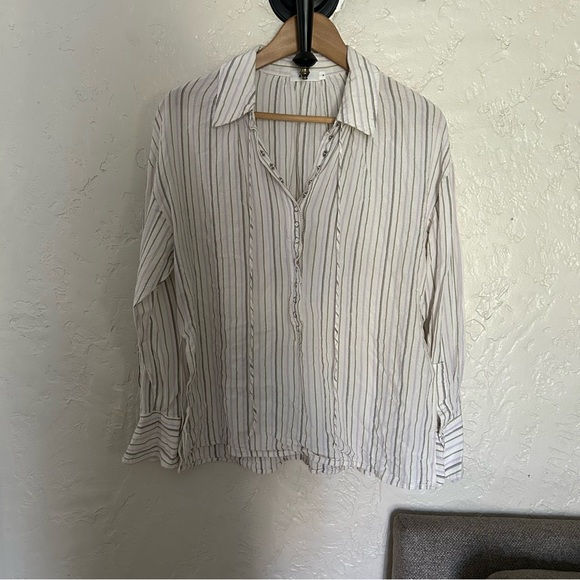 A.L.C. Carissa Striped Top - Picture 1 of 12